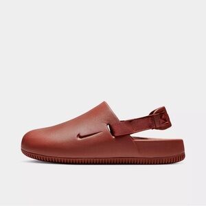 Nike Calm Mule Sandals ‘Red Sepia’ FB2185-204 Women’s Size 6